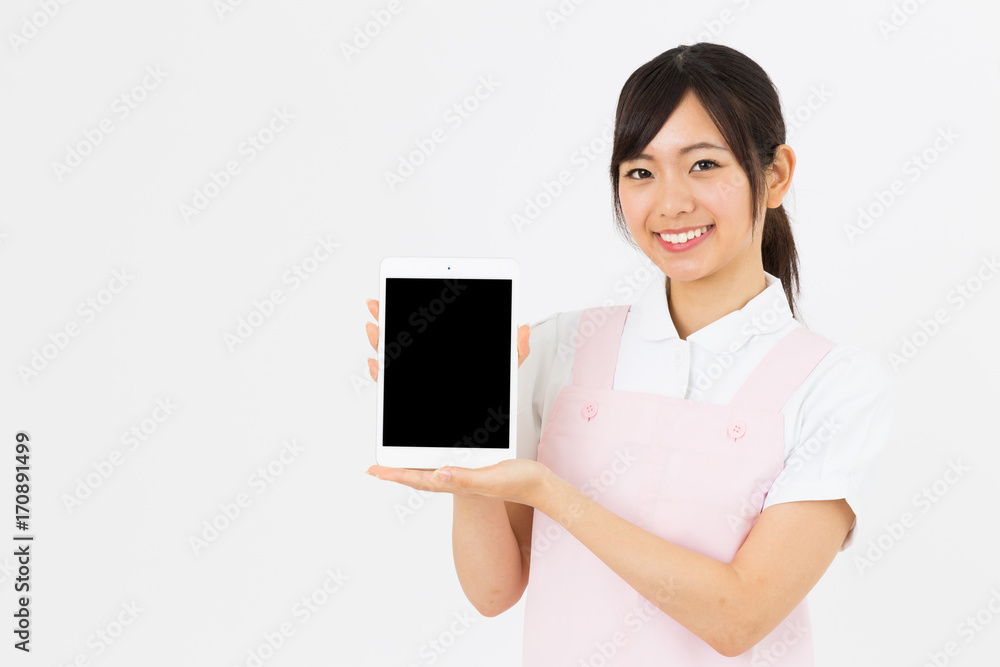 portrait of asian nurse isolated on white background portrait of asian nurse isolated on white background