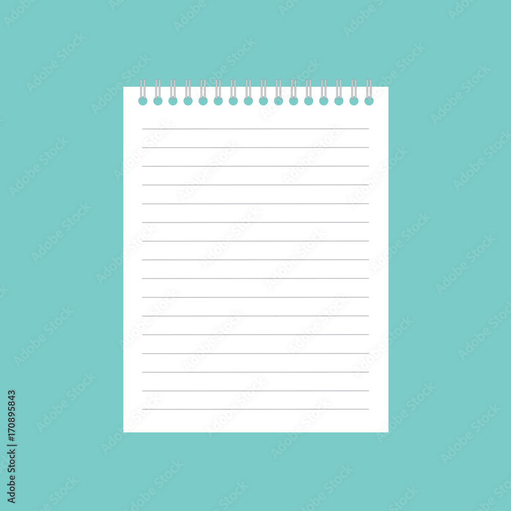 spiral notebook- vector illustration spiral notebook- vector illustration