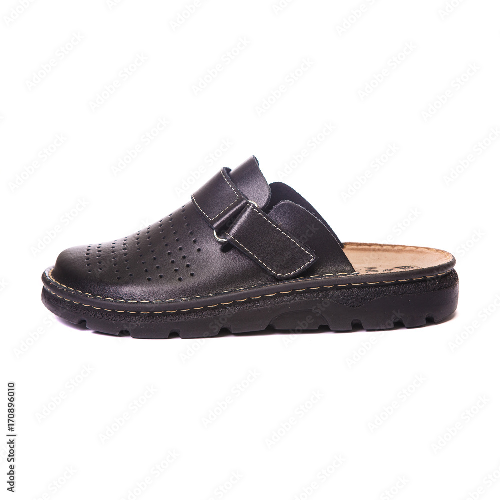 Orthopedic shoes white isolated background Orthopedic shoes white isolated background