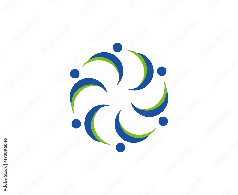 Obraz premium People logo