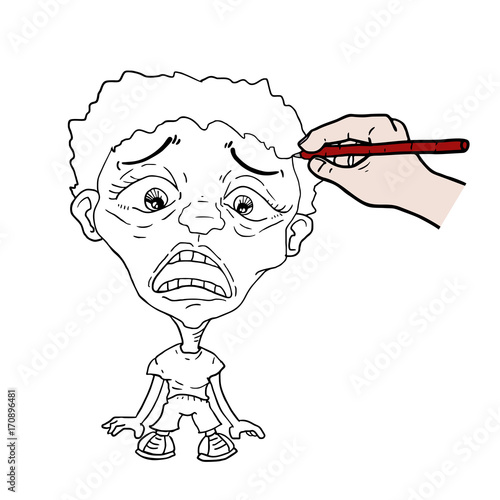 Drawing caricature