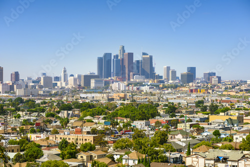 Los Angeles, California, USA downtown cityscape at sunny day © chones