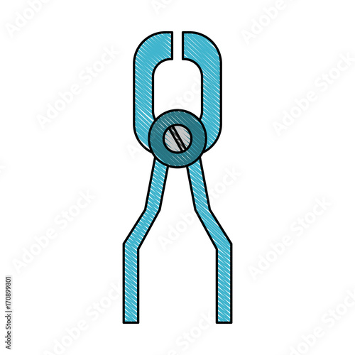 Odontology equipment tools icon vector illustration graphic design