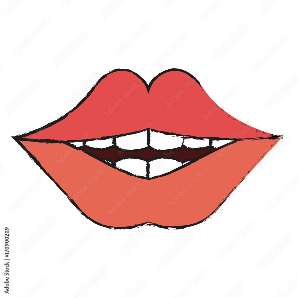 Healthy human teeths icon vector illustration graphic design