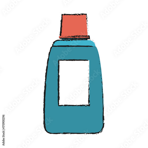 Mouthwash dental hygiene icon vector illustration graphic design