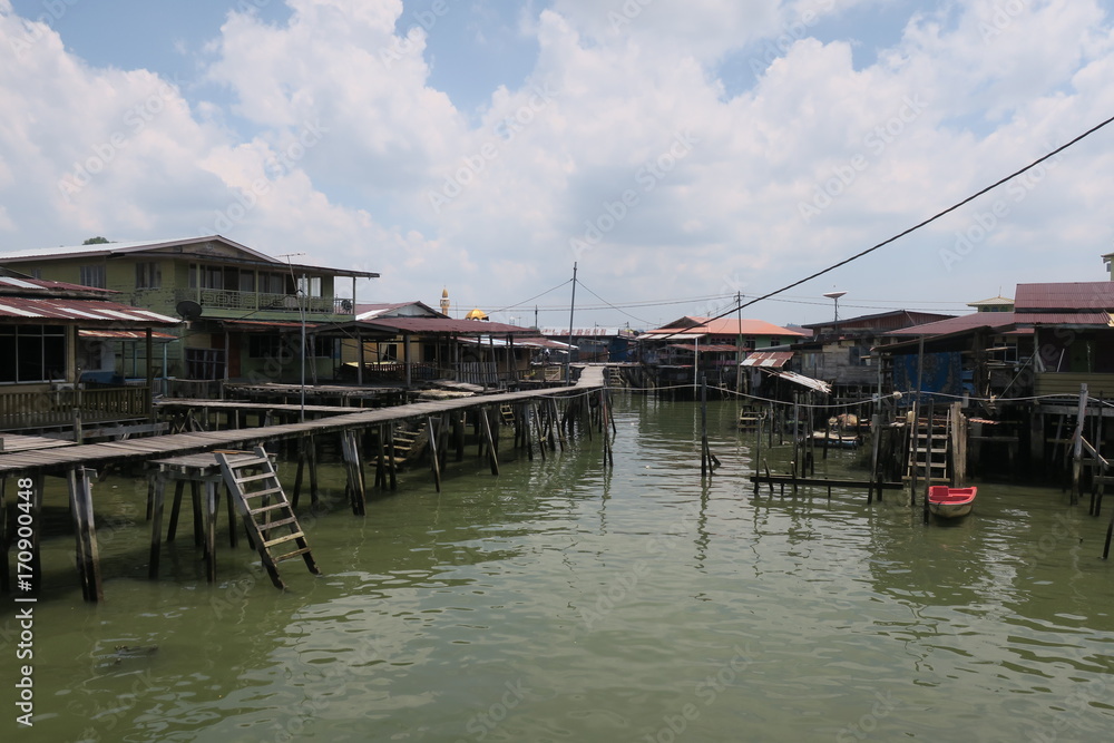 Kampung ayer in Brunei カンポンアイール