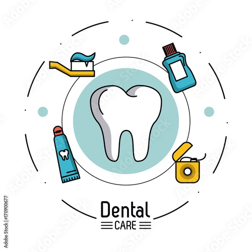 Dental care infographic icon vector illustration graphic design