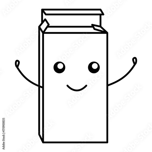 drugs box kawaii character vector illustration design