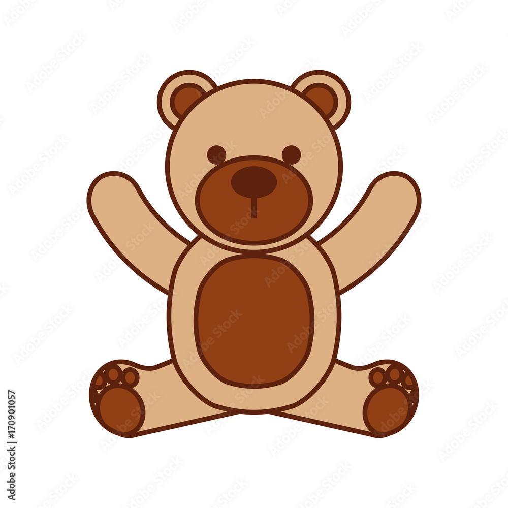 baby shower teddy boy toy animal vector illustration baby shower teddy boy toy animal vector illustration