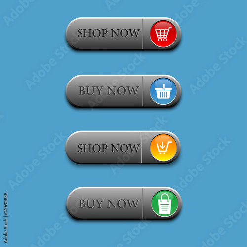 4 Button shop now and buy now