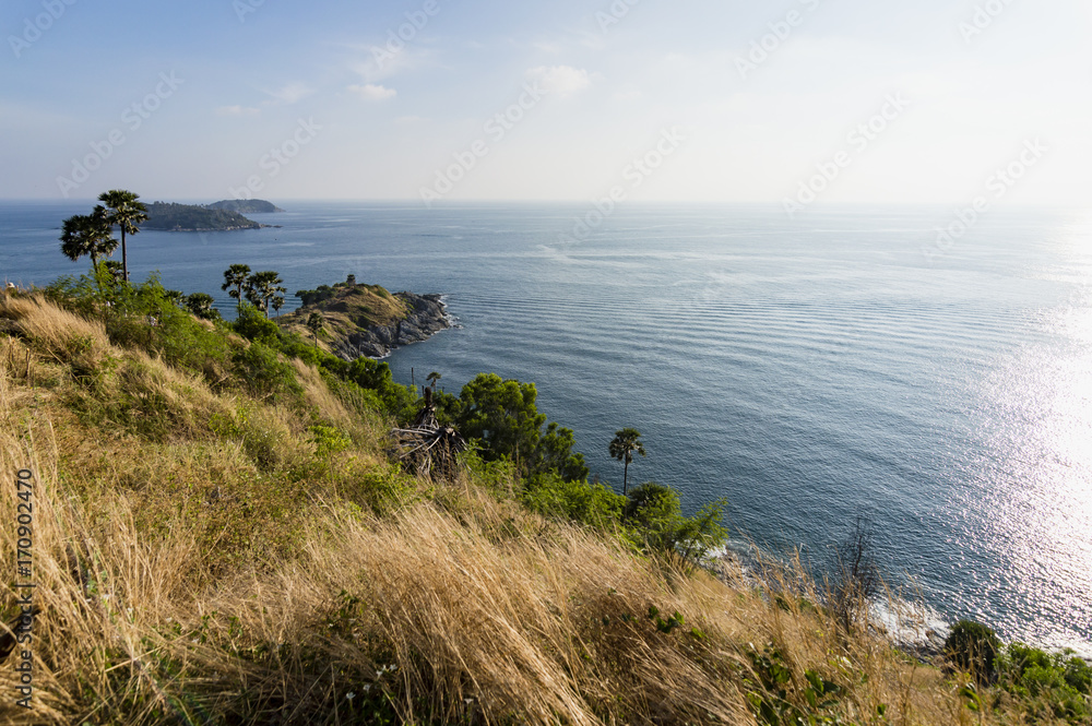 Fototapeta premium Phromthep Cape landscape in Phuket, Thailand