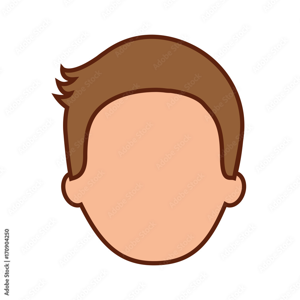 man avatar face male smiling image vector illustration man avatar face male smiling image vector illustration
