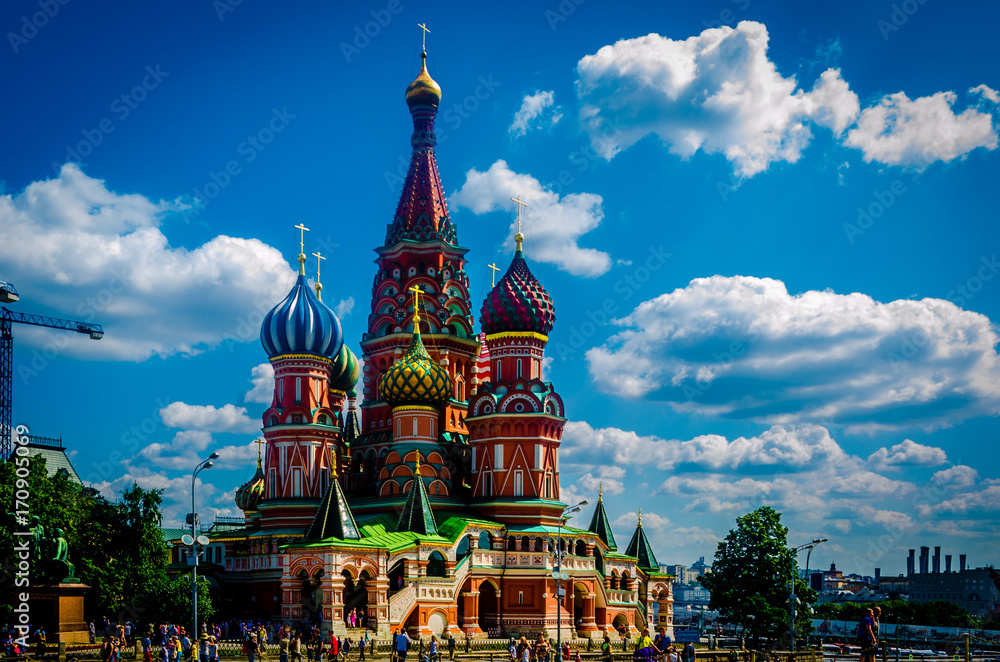 Fototapeta premium Trip to Moscow, Russia