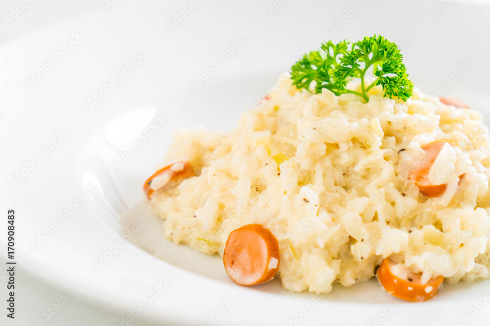 risotto with sausage risotto with sausage