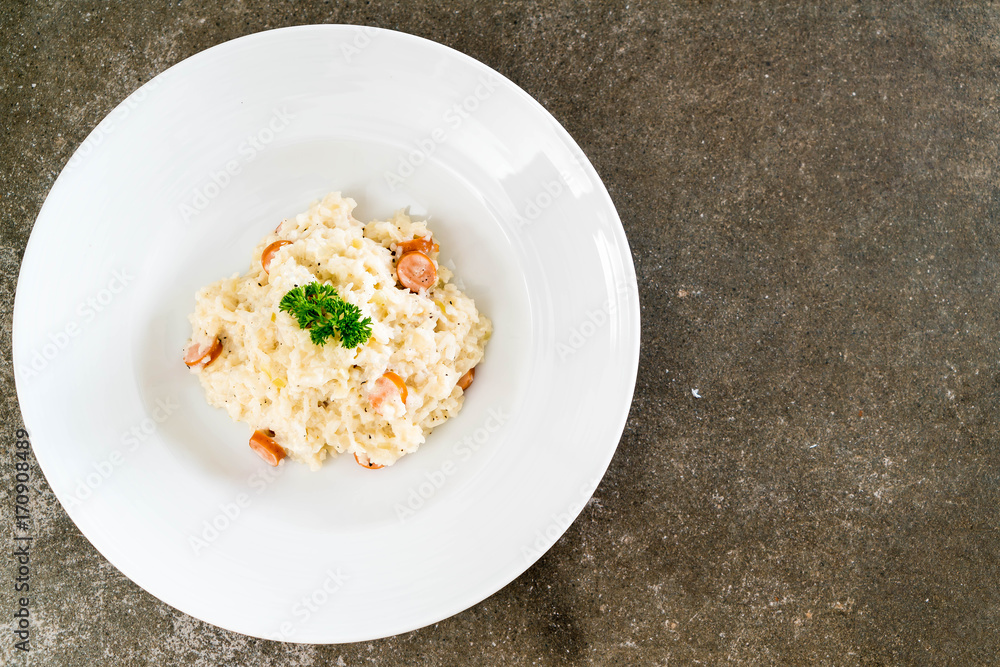 risotto with sausage risotto with sausage