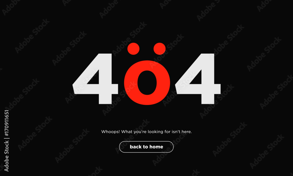 404 Error Page Concept (Vector Illustration Flat Design) 404 Error Page Concept (Vector Illustration Flat Design)