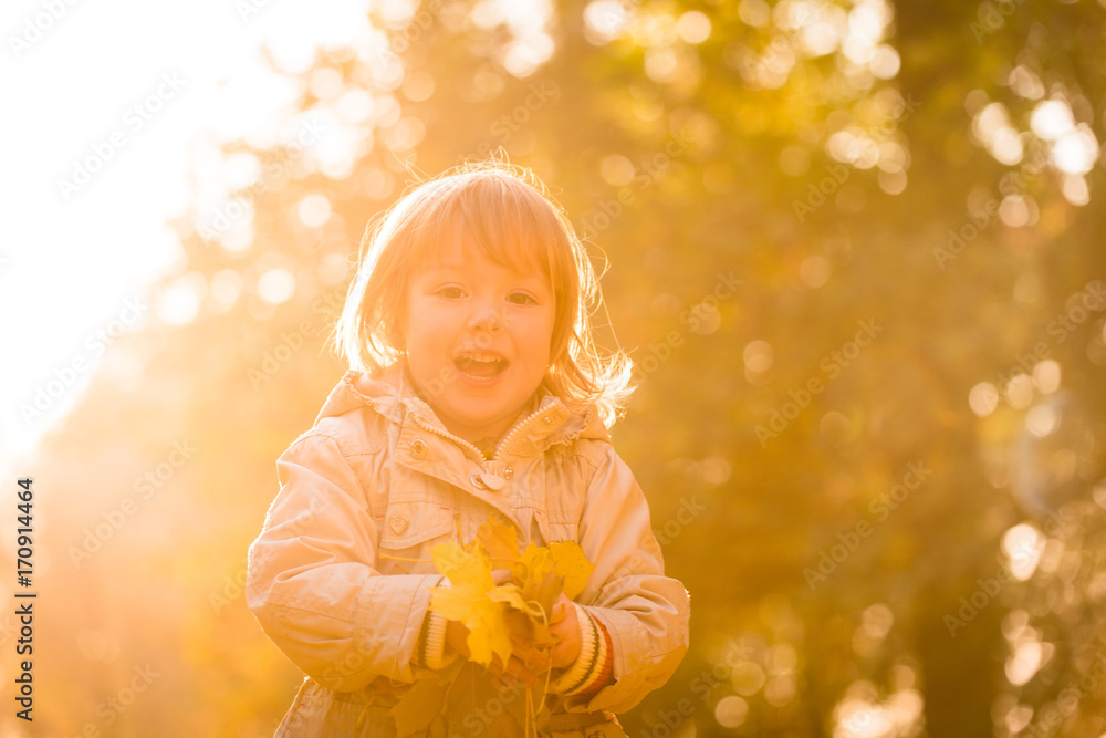 Autumn child portrait Autumn child portrait