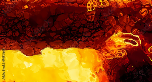 abstract background graphic, burning fire and flame structures.