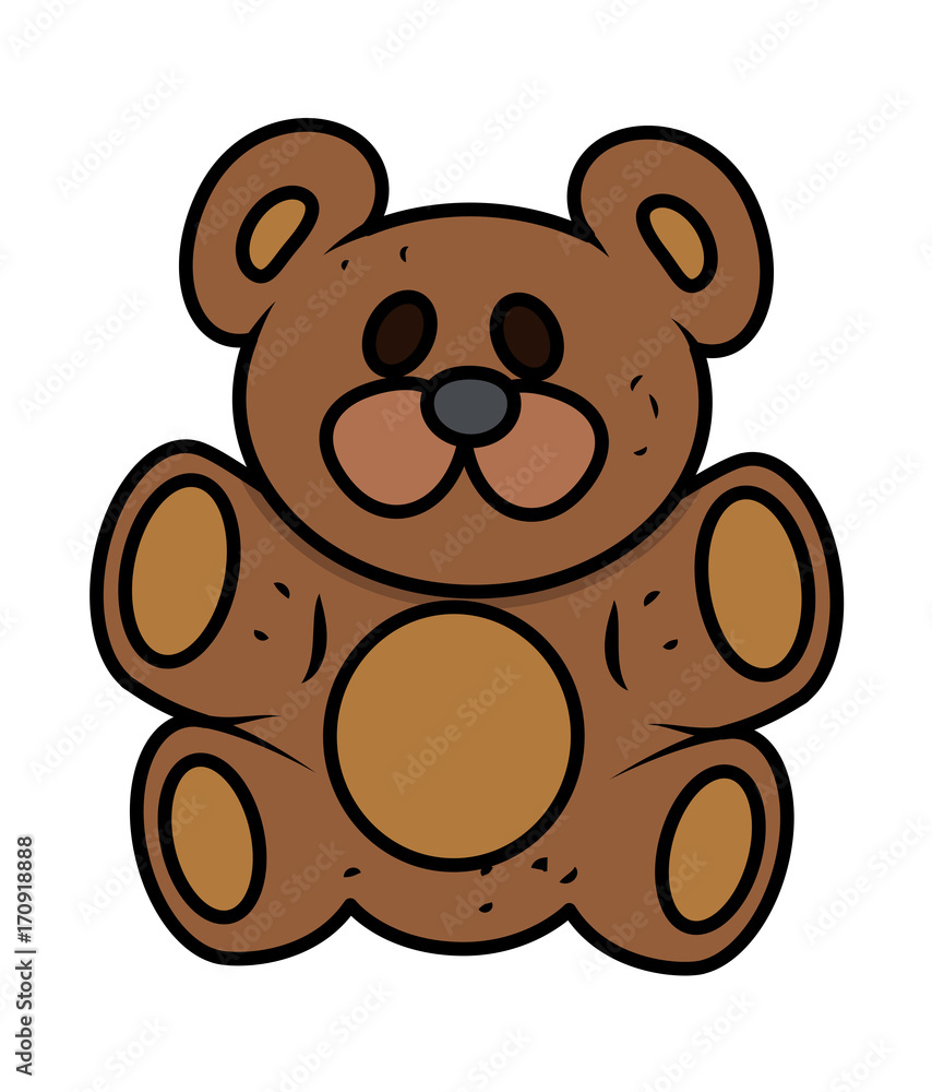 Fototapeta premium Teddy Bear Vector