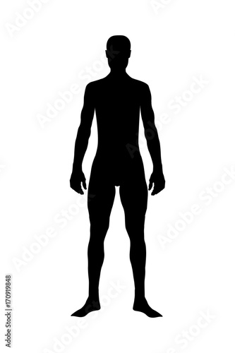 Human Body, Silhouette body of healthy man © Jean