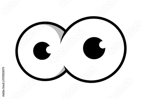 Shocked Cartoon Eyes Expression
