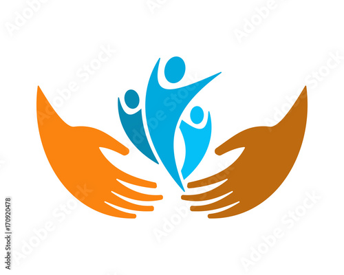 care hand human shape figure character icon image vector