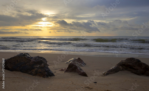 Fototapeta Naklejka Na Ścianę i Meble -  sea on sunrise nice landscape