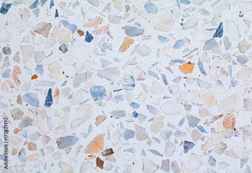 terrazzo floor. small stone color old texture or marble background with copy space add text