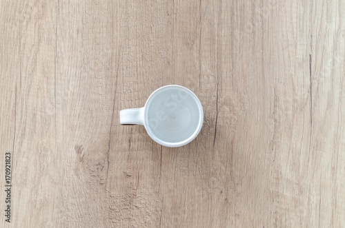 Coffee on wooden table