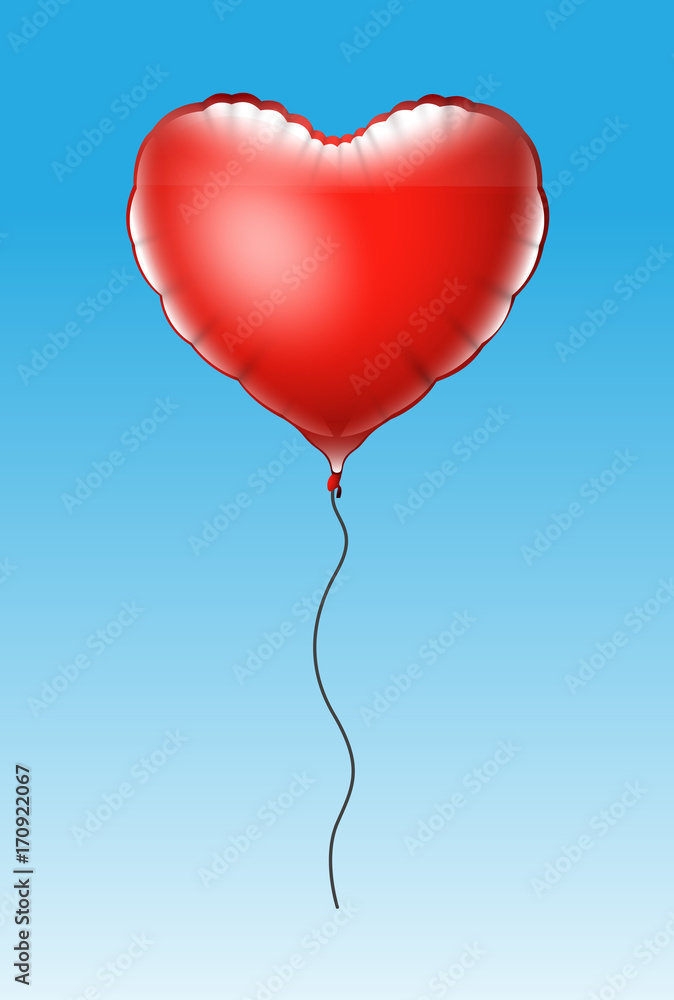 Heart Balloon Vector