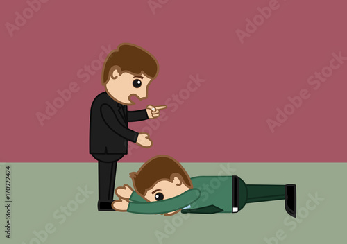 Employee Begging Job to His Boss