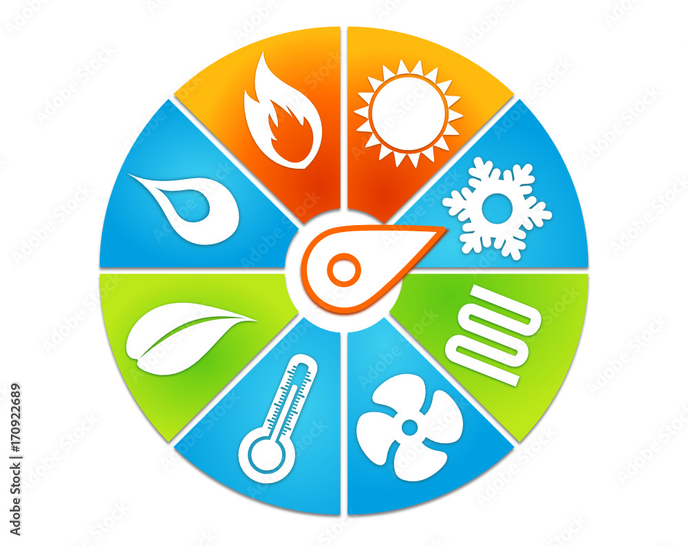 logo climatisation Stock Vector | Adobe Stock