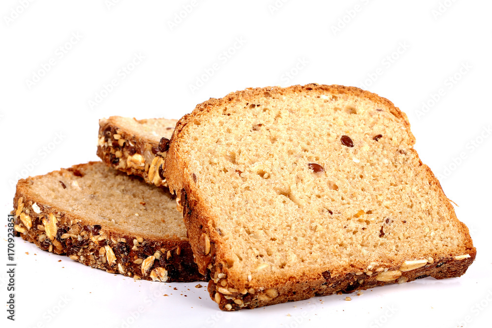 multi grain bread with slices multi grain bread with slices
