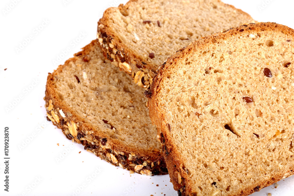 multi grain bread with slices multi grain bread with slices