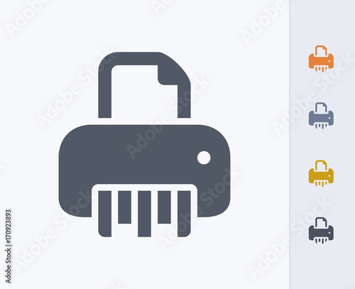 Office Shredder - Carbon Icons. A professional, pixel-perfect icon designed on a 32x32 pixel grid and redesigned on a 16x16 pixel grid for very small sizes.