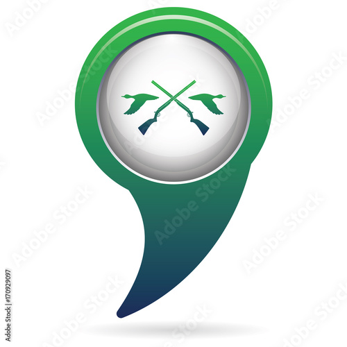 Hunting club logo icon