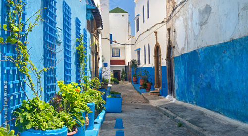 street in the old part of Rabat, Morocco © Tortuga