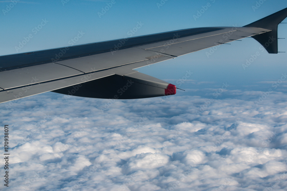 Fototapeta premium Über den Wolken