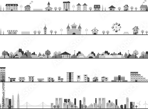 街並み　セット