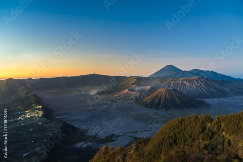 Mt. Bromo crater at Bromo tengger semaru national park, East java, Indonasia