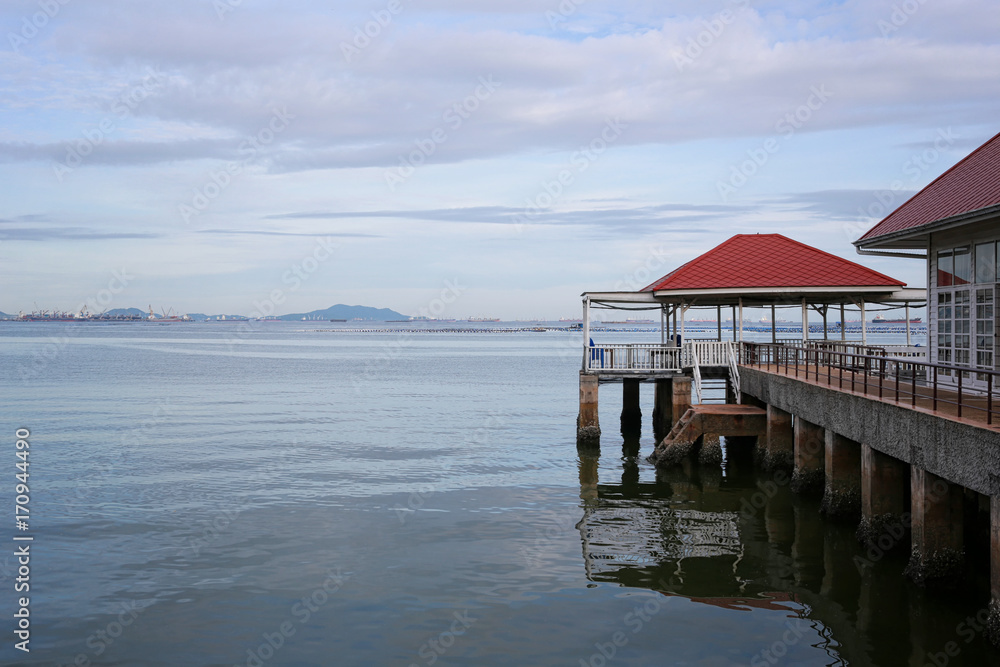 Residential seaside in Thailand. Residential seaside in Thailand.