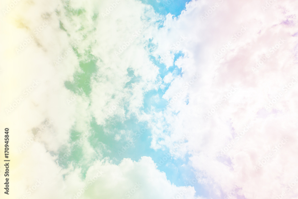 sun and cloud background with a pastel color sun and cloud background with a pastel color
