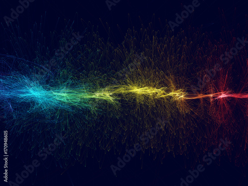 Happ colored abstract background with spectrum