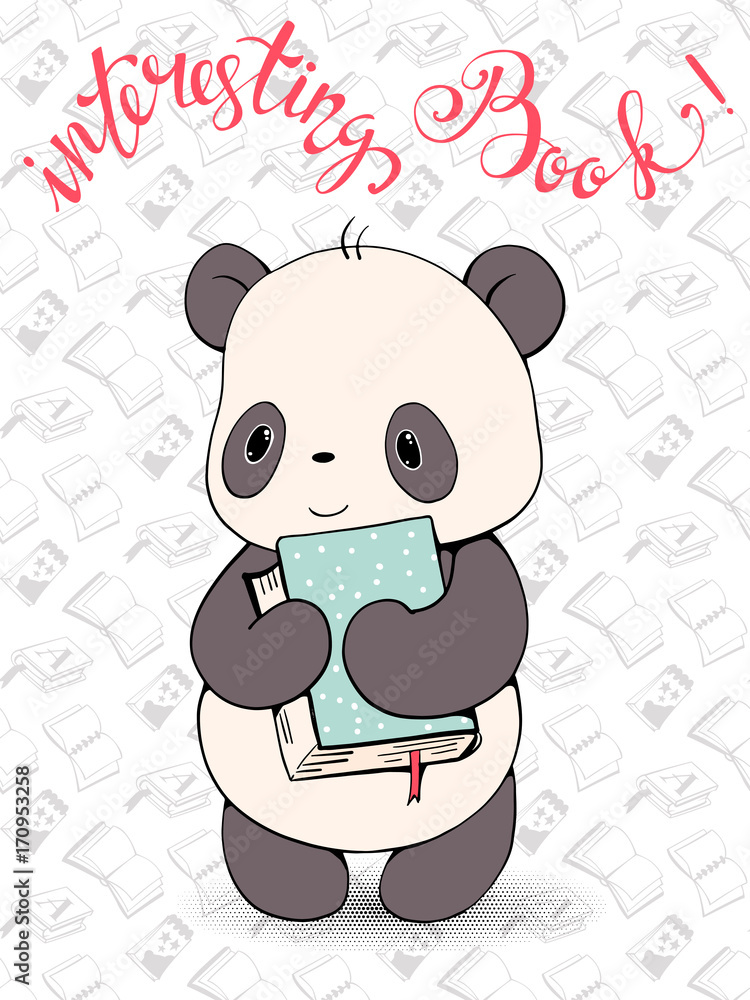 Naklejka premium Panda