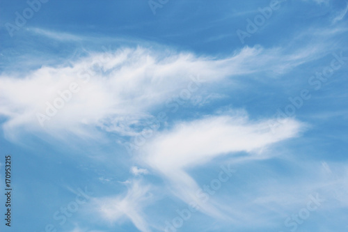 beautiful blue sky and cloud for background
