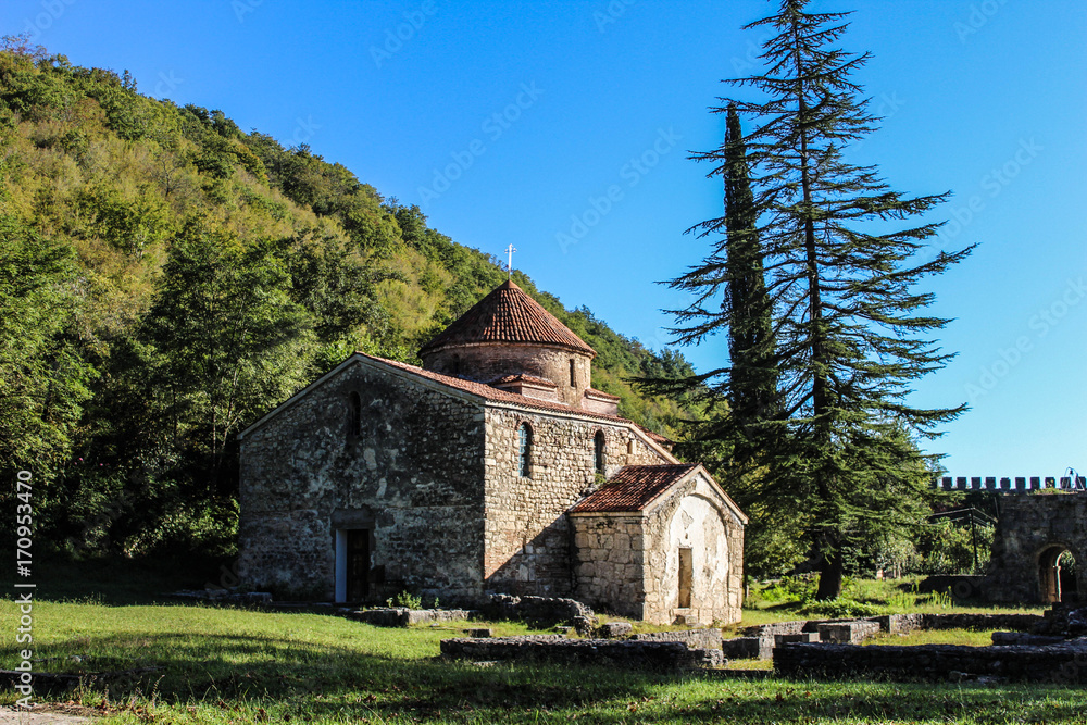 Nokalakevi - Georgian village with old churches Nokalakevi - Georgian village with old churches