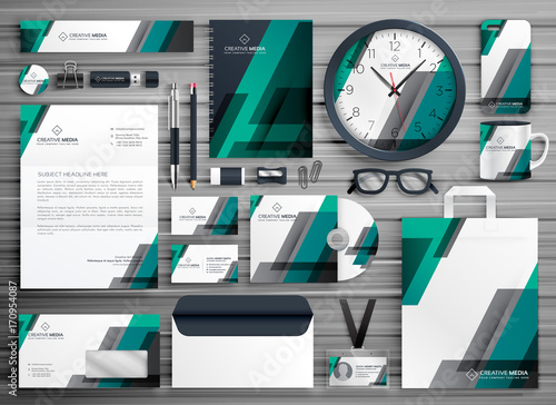business stationery vector set design for your brand