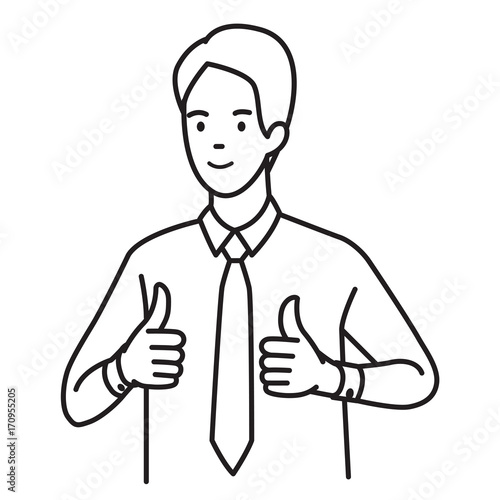 Two thumb up