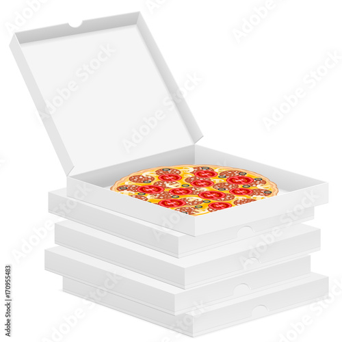 pizza in box