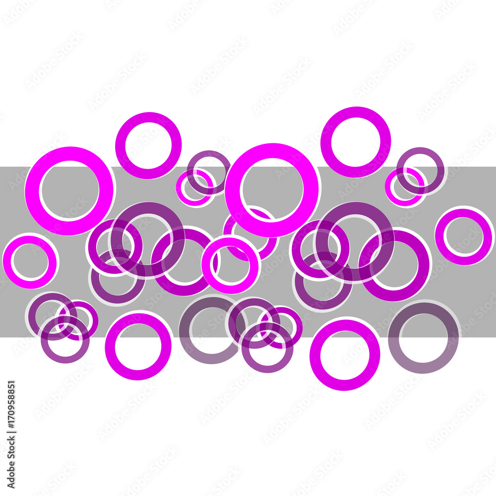 Abstract background colour rings - color pattern.